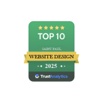 TrustAnalytica top 10 web designers in Saint Paul Award 2025